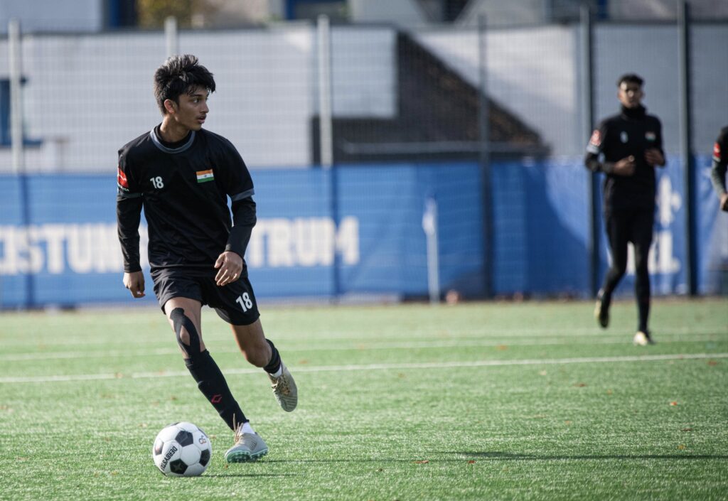 Thane Football Player training in Germany